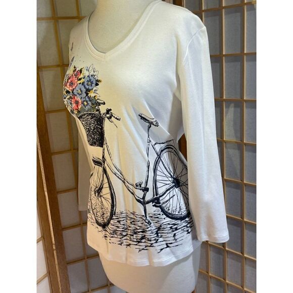 Allison Daly Lg Bicycle L/S Top - Picture 11 of 14